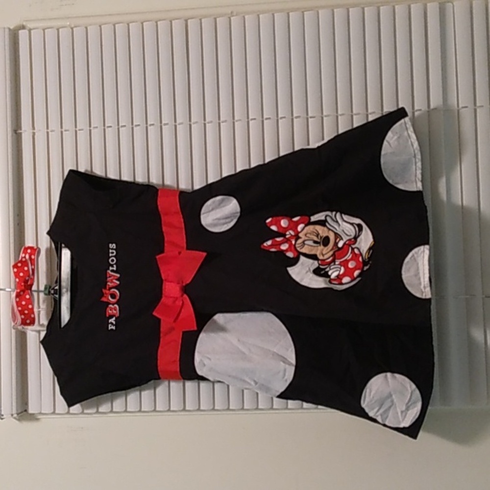 Disney Parks Fabowlous dress& bow